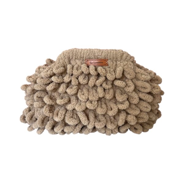 Μπεζ Τσάντα Puffy