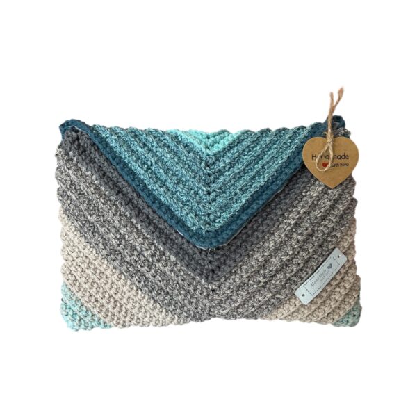 Γαλάζια-Γκρι Τσάντα Φάκελος