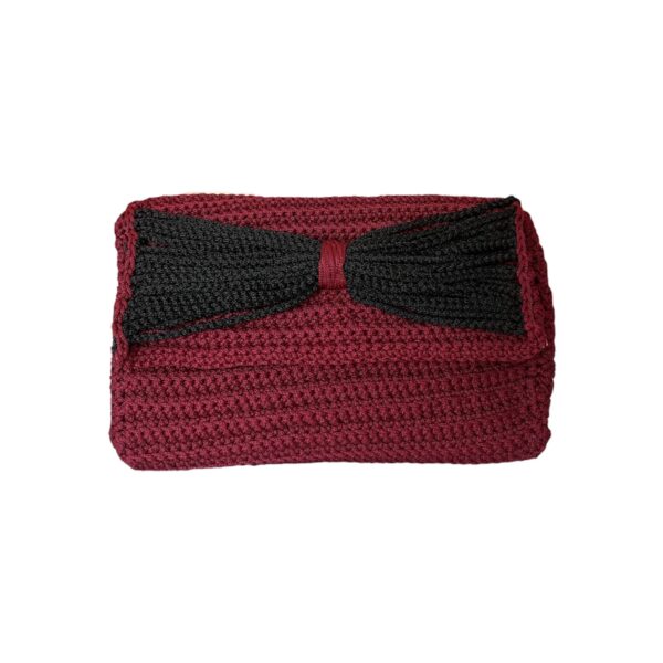 Μπορντό Τσάντα Φάκελος