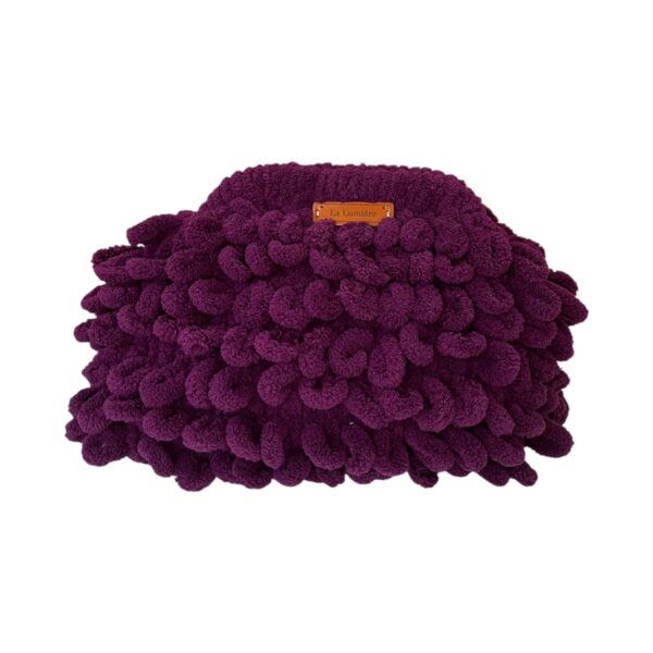 Σκούρη Μωβ Τσάντα Puffy