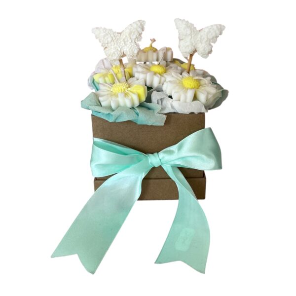 Λευκό Μπουκέτο Από Κερί