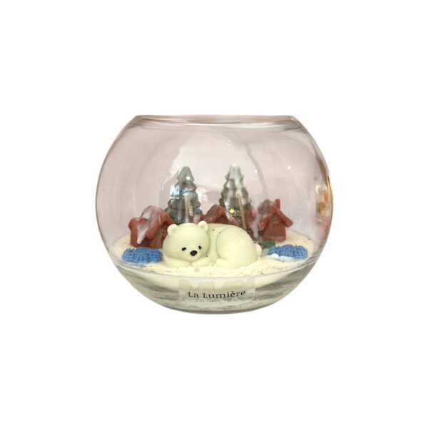 Χιονισμένη Γυάλα Φυτικό Κερί Σόγιας