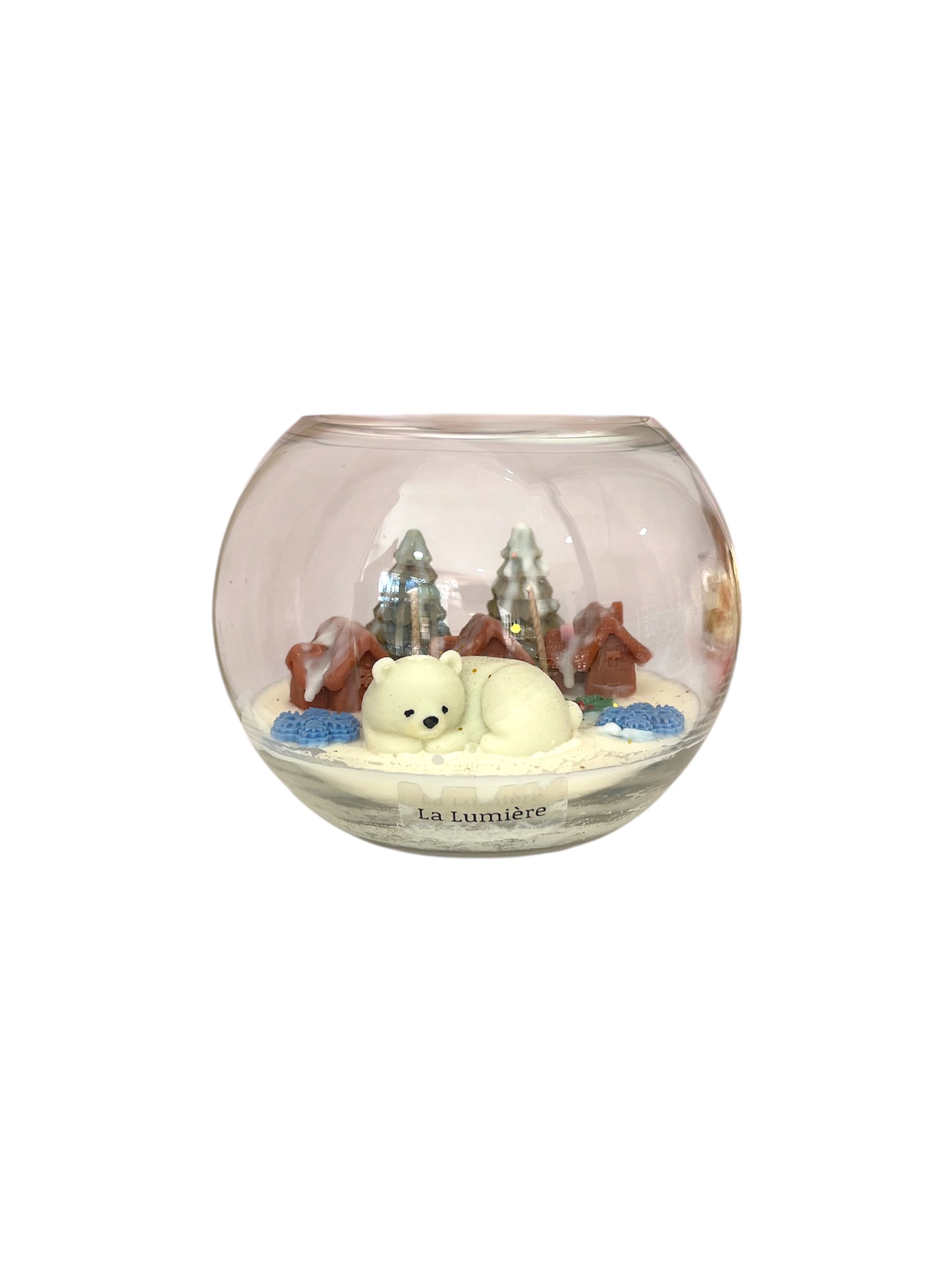 Photoroom_20251111_134808 Χιονισμένη Γυάλα Φυτικό Κερί Σόγιας - Image 1