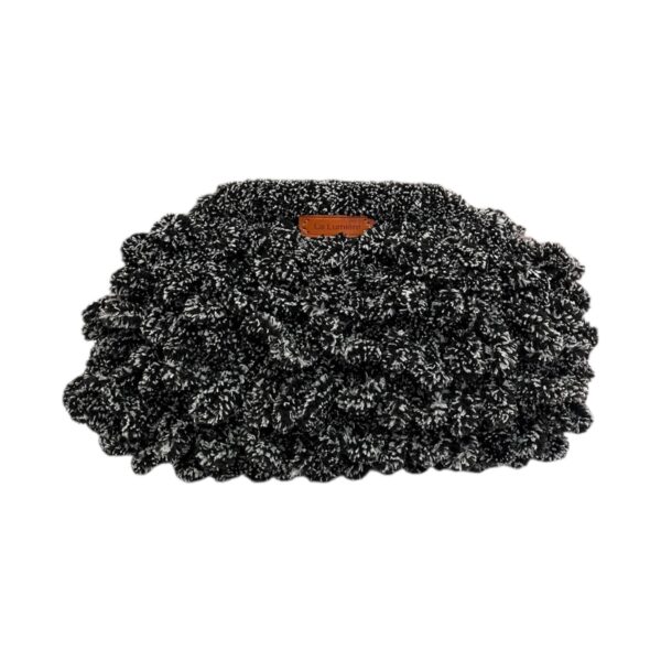 Ασπρόμαυρη Τσάντα Puffy