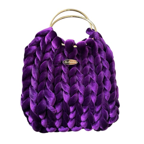 Σκούρη Μωβ Τσάντα Marshmallow