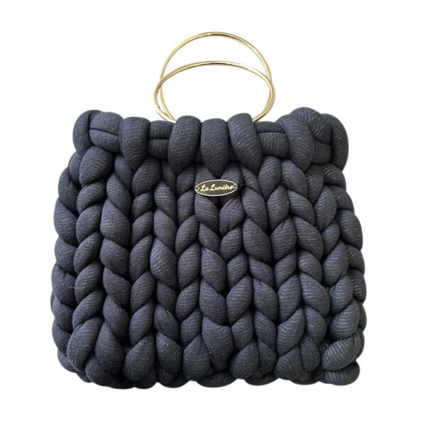 Μαύρη Τσάντα Marshmallow